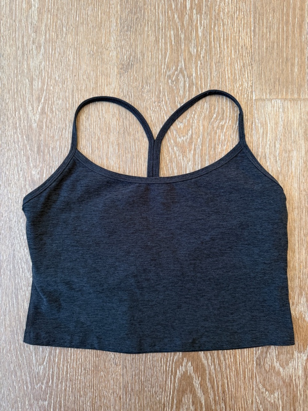 Beyond Yoga Charcoal Gray Racerback Bra